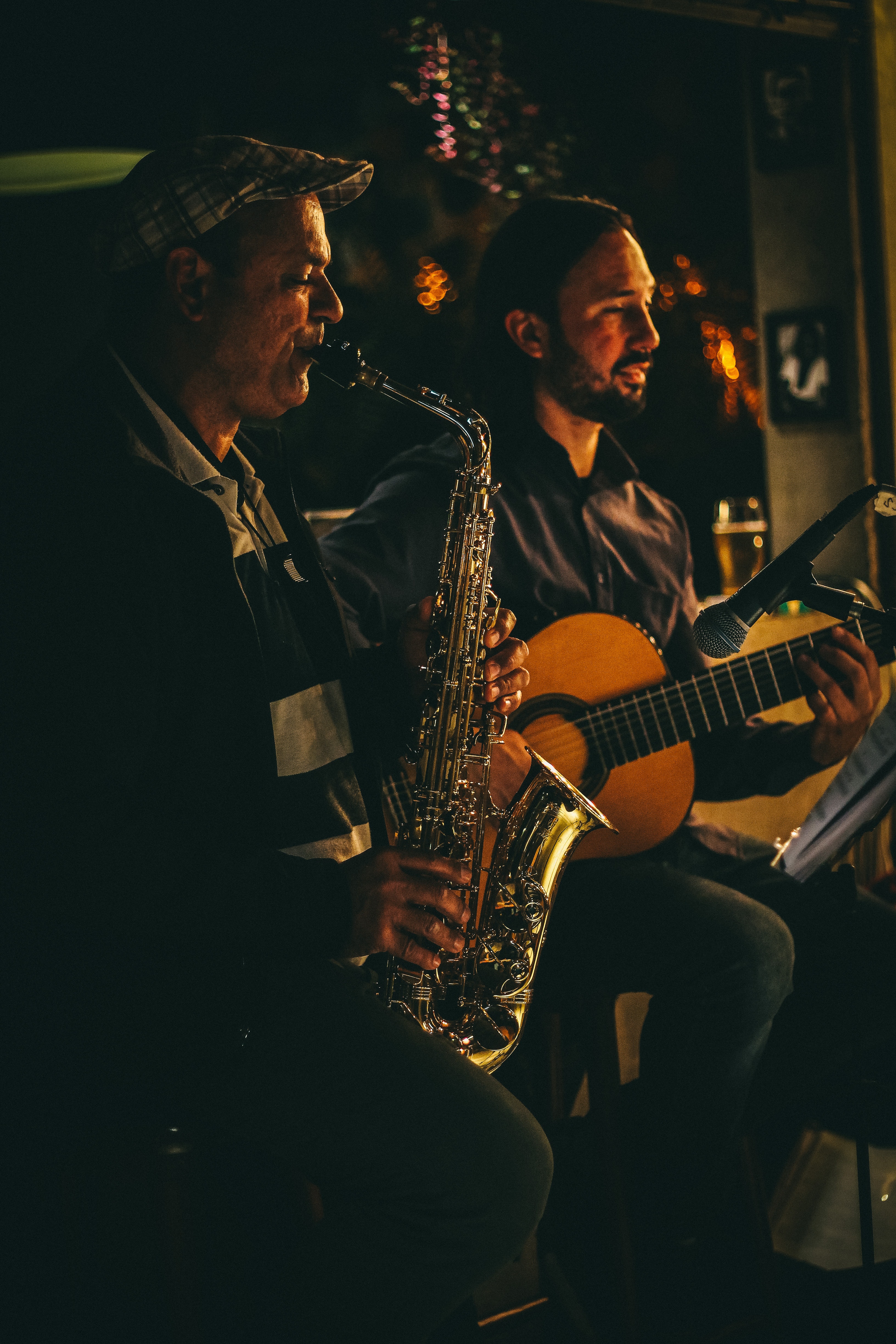 To menn i et jazzband